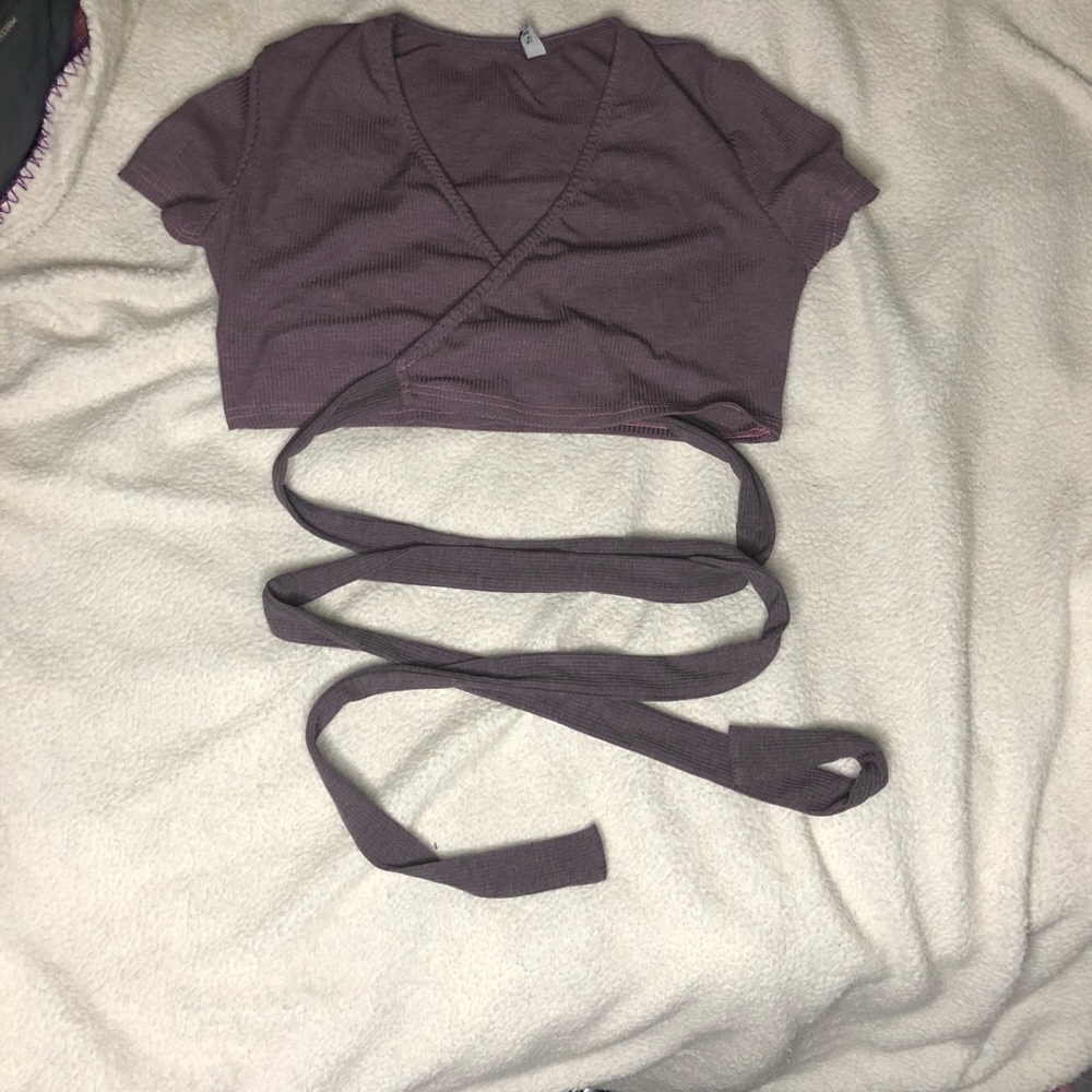 Purple cross shirt